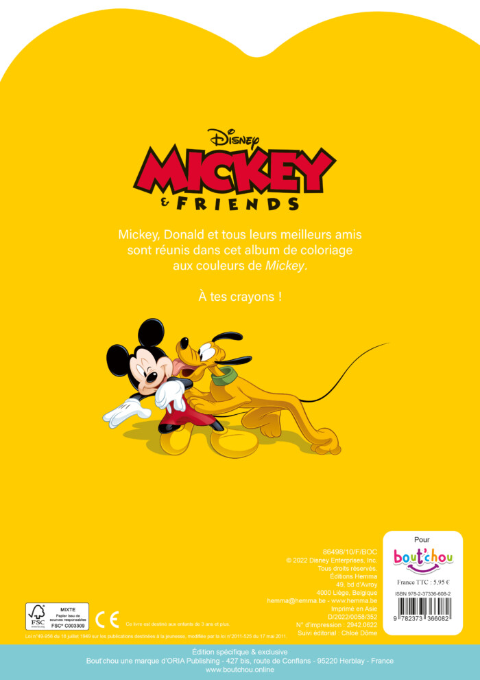 Hello colo : Disney & friends N°2